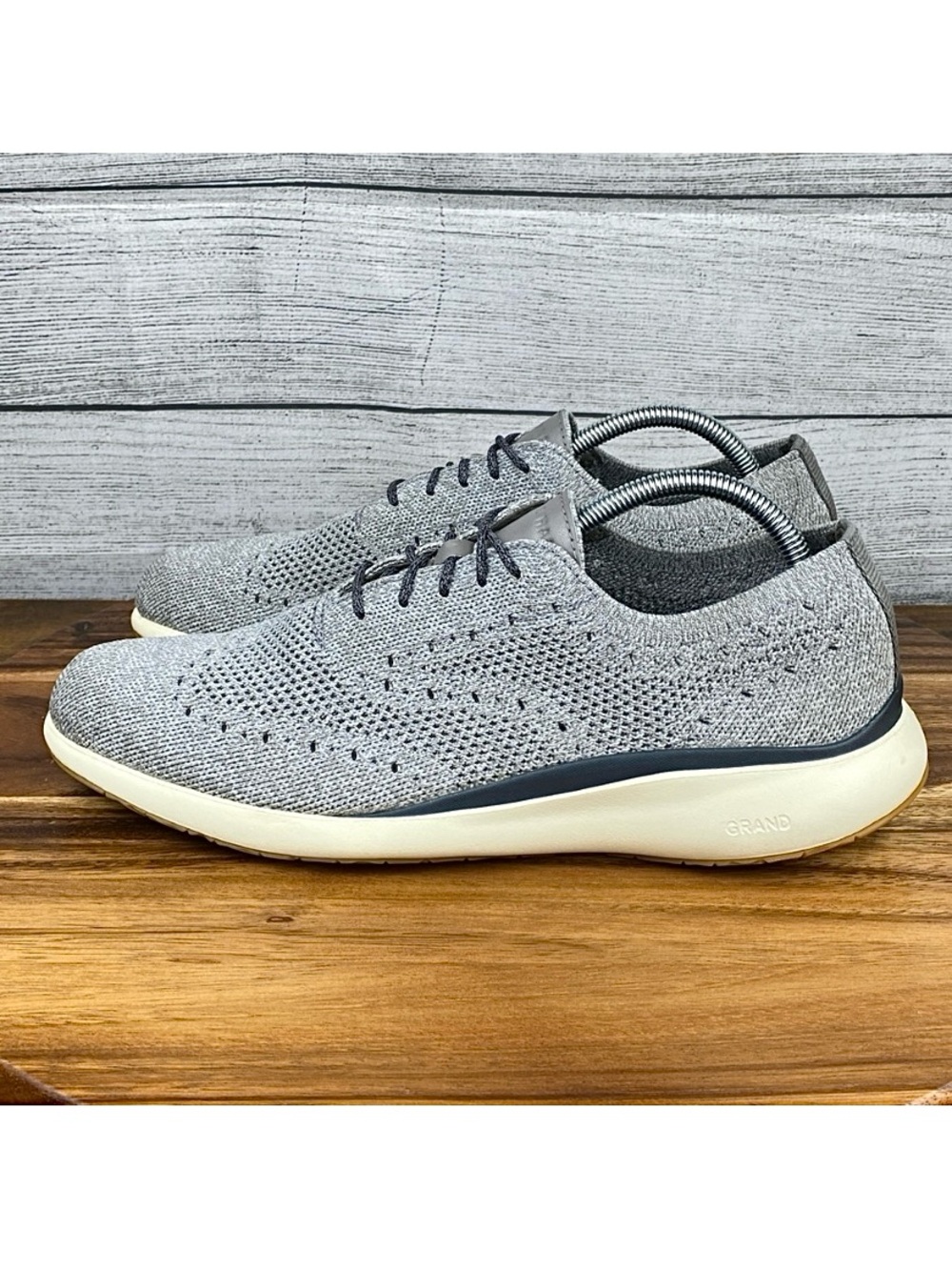 Cole Haan Grand Troy Wingtip Oxford Cool Grey C33769 Men’s Shoe Size 10